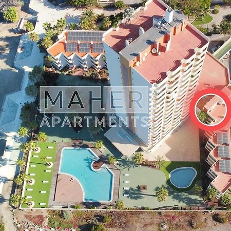 Cozy 1St Sea Line Apartment In The Quiet Area Los Cristianos  Bagian luar foto