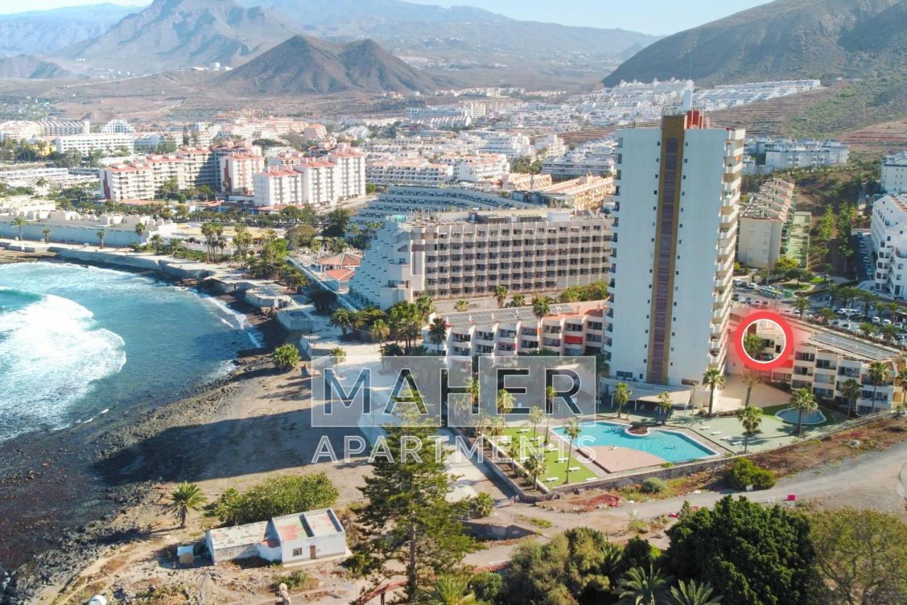 Cozy 1St Sea Line Apartment In The Quiet Area Los Cristianos  Bagian luar foto