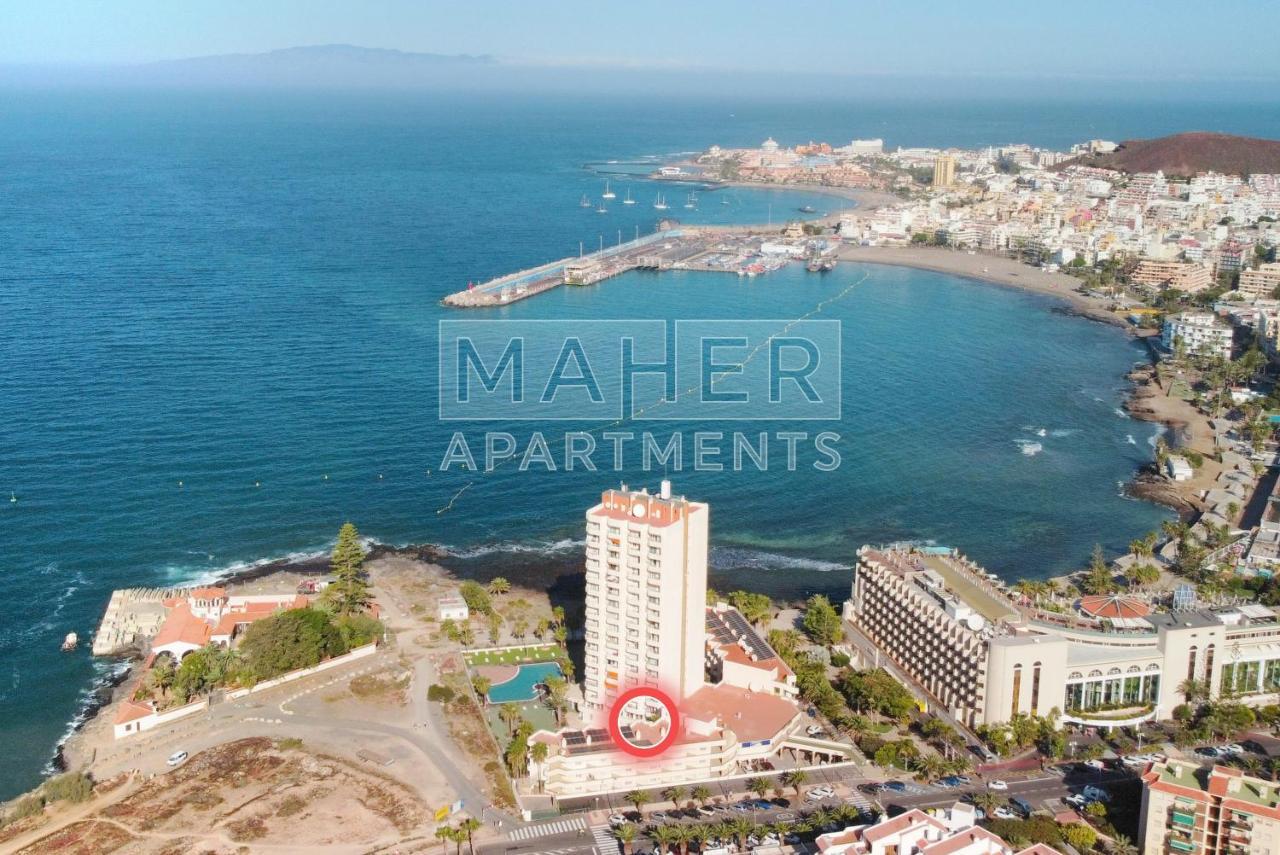 Cozy 1St Sea Line Apartment In The Quiet Area Los Cristianos  Bagian luar foto